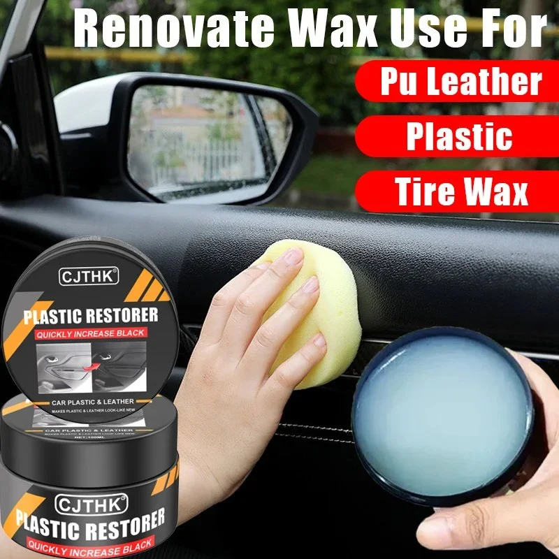 Car Plastic & Leather Restorer - Back to Black Gloss Coating & Polish