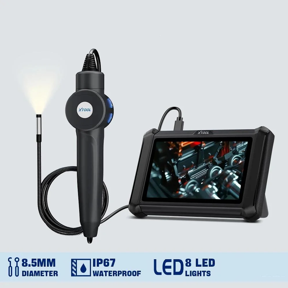 Upgraded 8.5mm HD Endoscope Camera with Adjustable LED for Precision Inspection