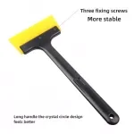 Long Handle Car Windshield & Glass Cleaning Squeegee with Rubber Scraper