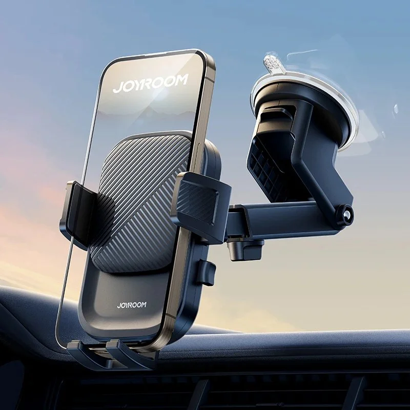 360° Rotating Car Phone Mount with Strong Suction for Dashboard & Windshield