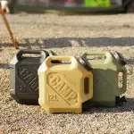 12L Portable Camping Water Jug with Adjustable Spigot & Dual Handles