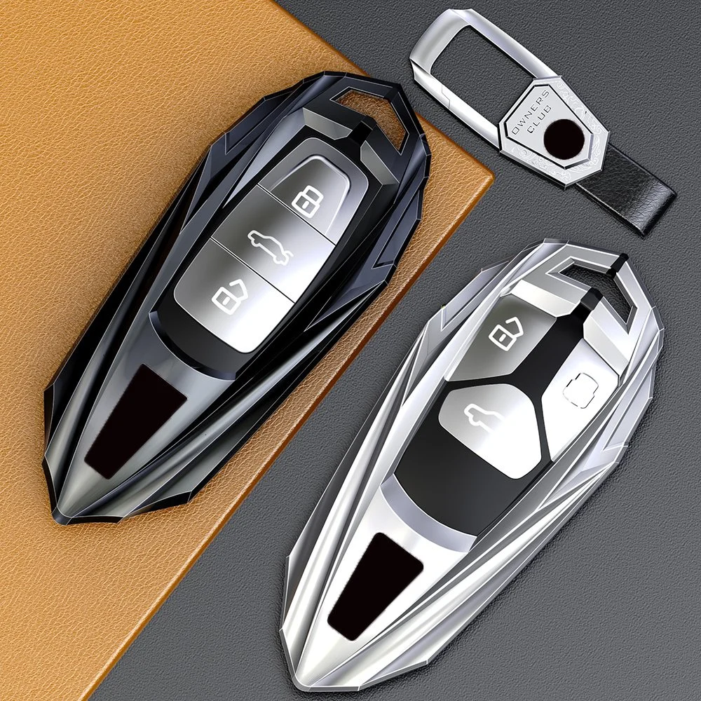 Luxury Alloy Car Key Cover Case for Audi A1 A3 A4 A5 A6 A7 A8 Q3 Q5 Q7 Q8 RS Models