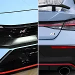 3D Metal N Line Logo Rear Trunk Emblem Badge Decals for Hyundai i20 i30 Sonata Kona Elantra Tuson