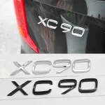 3D ABS XC90 Emblem Badge Rear Trunk Fender Sticker for Volvo XC90 T8 2016-2025