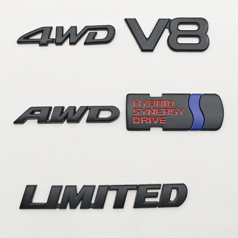 3D Metal Black Car Emblem Badge