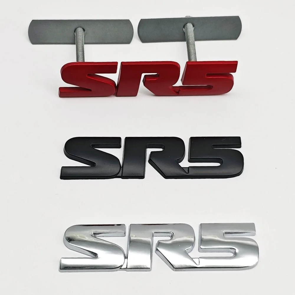 3D Metal Alloy Car Sticker Logo Emblem Badge for Trunk & Fender – Unique SR5 Badge