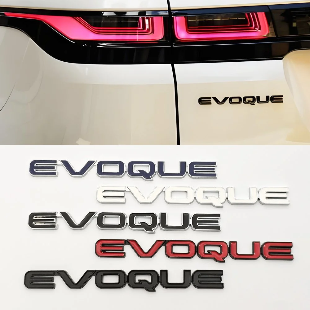 3D Metal Car Sticker Letters Logo Badge Rear Trunk Fender Emblem Decals
