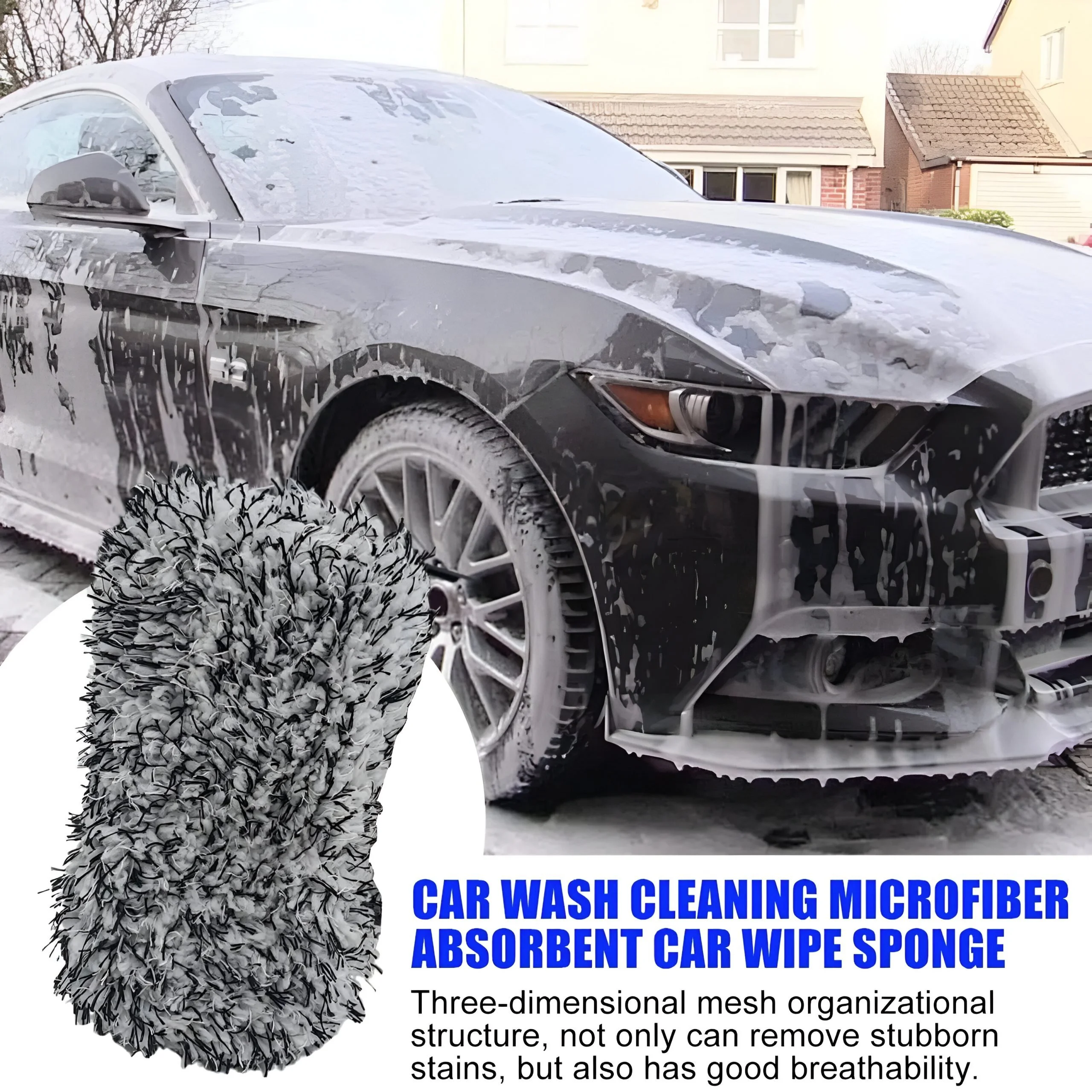 Car Wash Rags - Absorbent, Non-Scratch Cleaning Towel