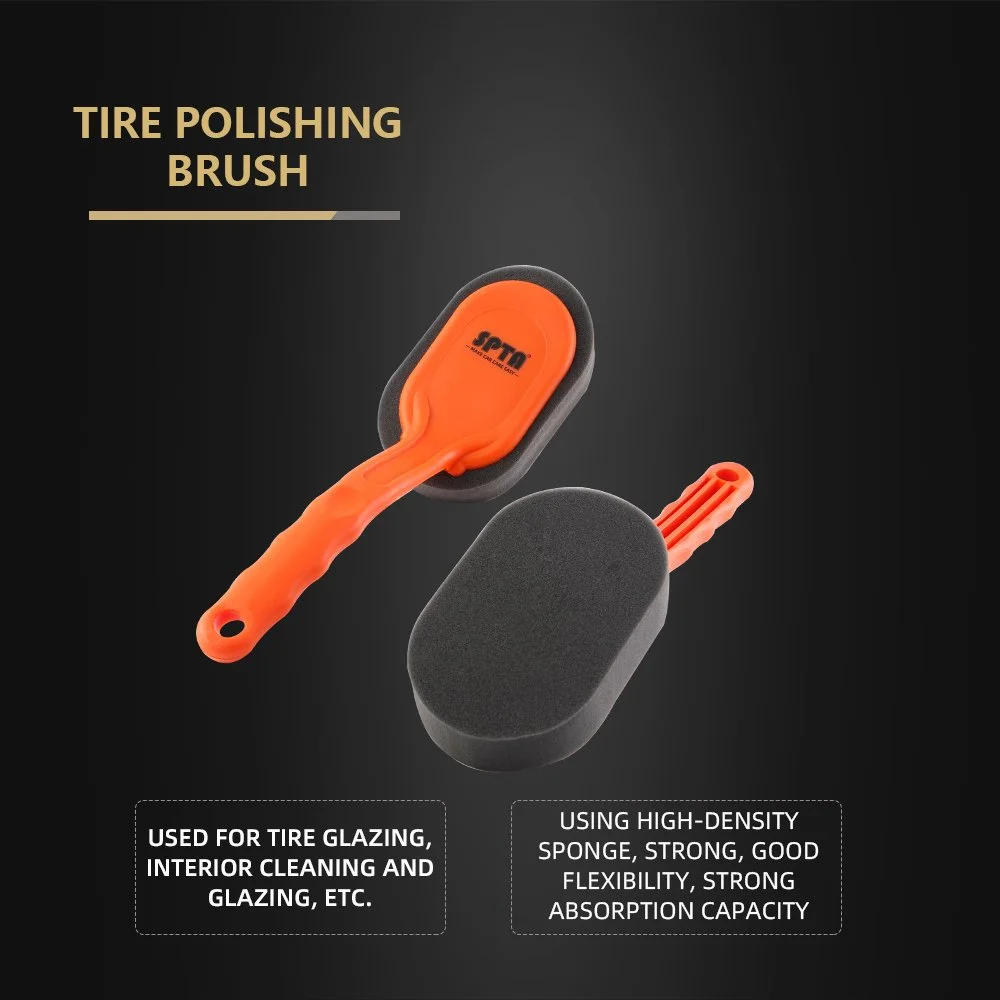 Car Wheel and Tire Waxing Applicator Brush - Cleaning & Polishing Sponge Tool