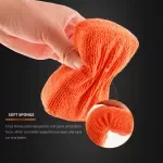 Premium Microfiber Car Wash Sponge & Cleaning Pads - 2 Pack