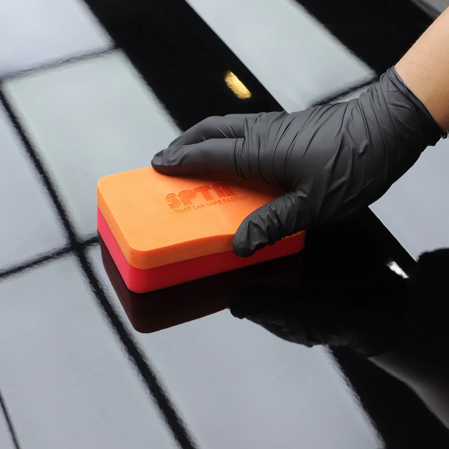 Hand Polishing Sponge Foam Pads for Car Waxing and Cleaning – 6 Pack