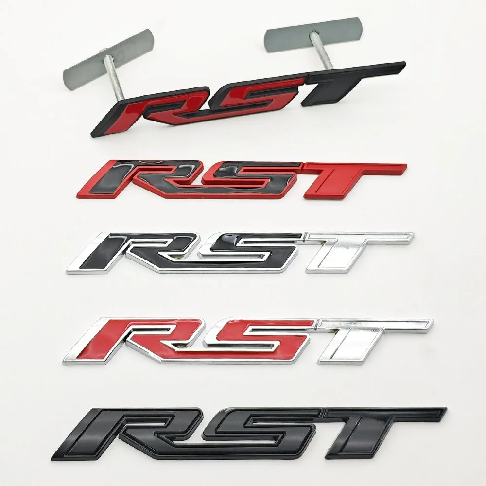 3D Metal RST Grille Emblem Badge for Chevy Accessories
