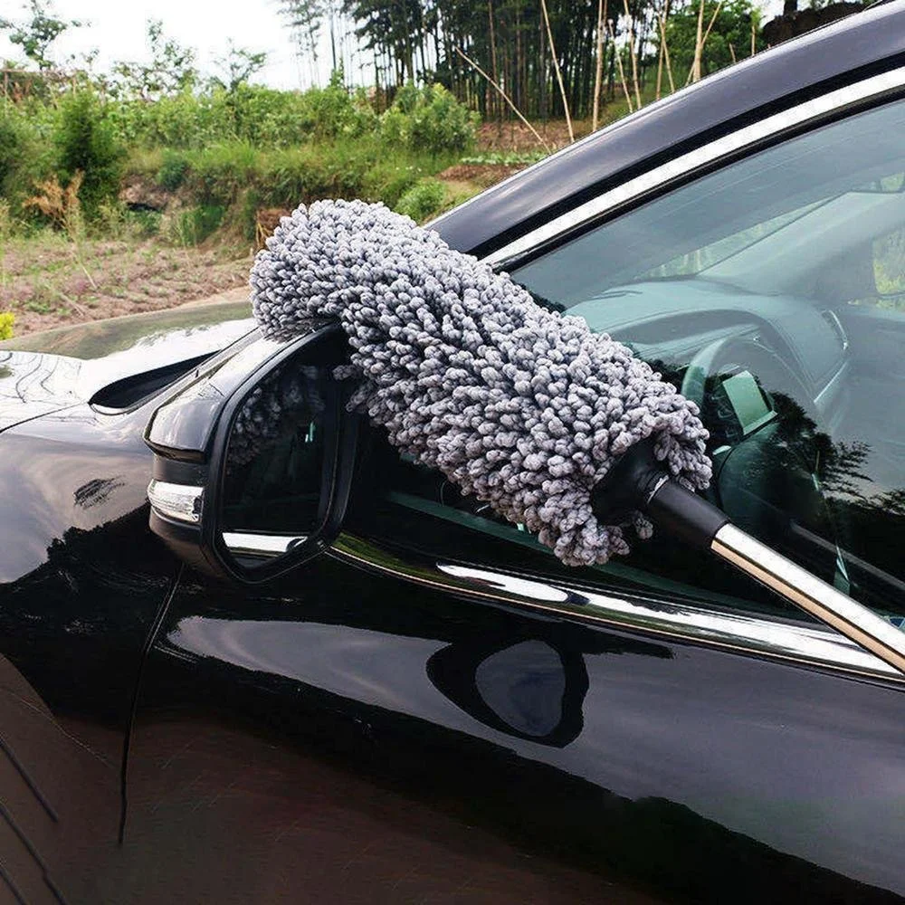 Retractable Car Duster Brush with Telescopic Handle