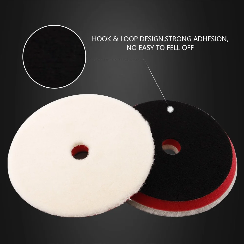Polishing Wool Pad for Car Detailing - 3"/5"/6" Scratch Removal & Finishing Pad