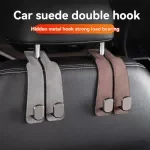 Dual Car Headrest Hook for Rear Seat - 20KG Capacity, Universal Auto Accessory