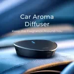 Luxury USB Rechargeable Car Aroma Diffuser & Air Freshener with Smart Sensor