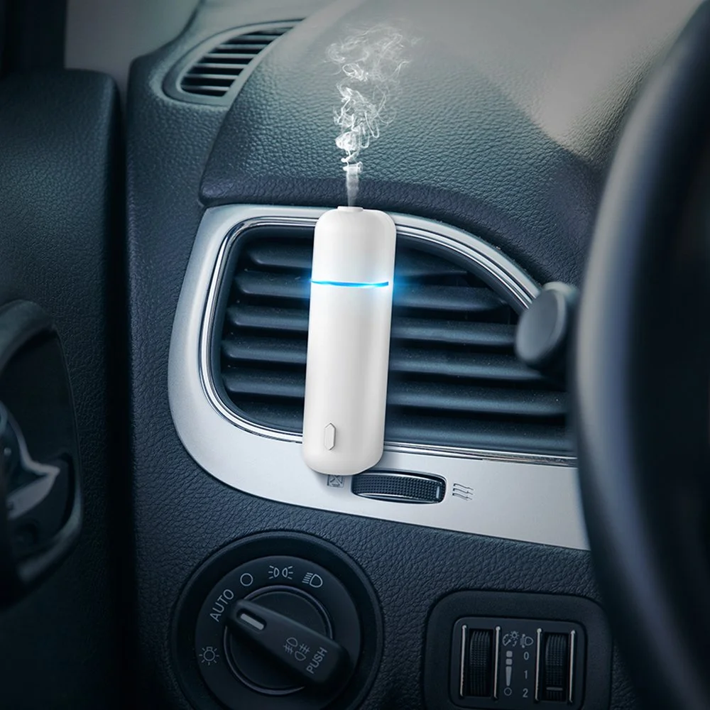 Luxury Car Scent Diffuser | Electric Waterless Air Freshener with Vent Clip