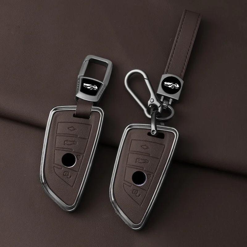 Metal Car Key Case Cover for BMW