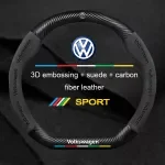 Premium Suede Car Anti-Slip Steering Wheel Cover