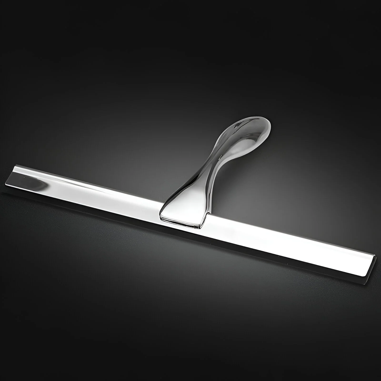 Premium Stainless Steel Shower Squeegee for Glass, Mirrors & Windows