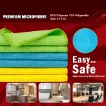Microfiber Cleaning Cloth Set of 50 – Ultra Soft, Lint-Free Towels for Car & Home Detailing