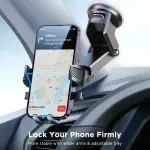 Universal 360° Adjustable Dashboard Car Phone Mount with Suction Cup Base