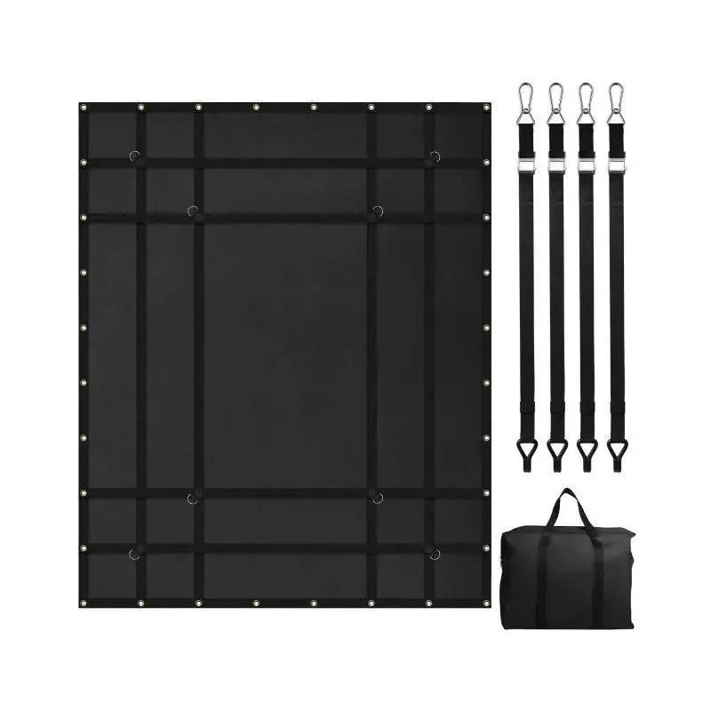 700lbs Heavy-Duty Car Roof Cargo Net with Adjustable Straps & Metal Hooks