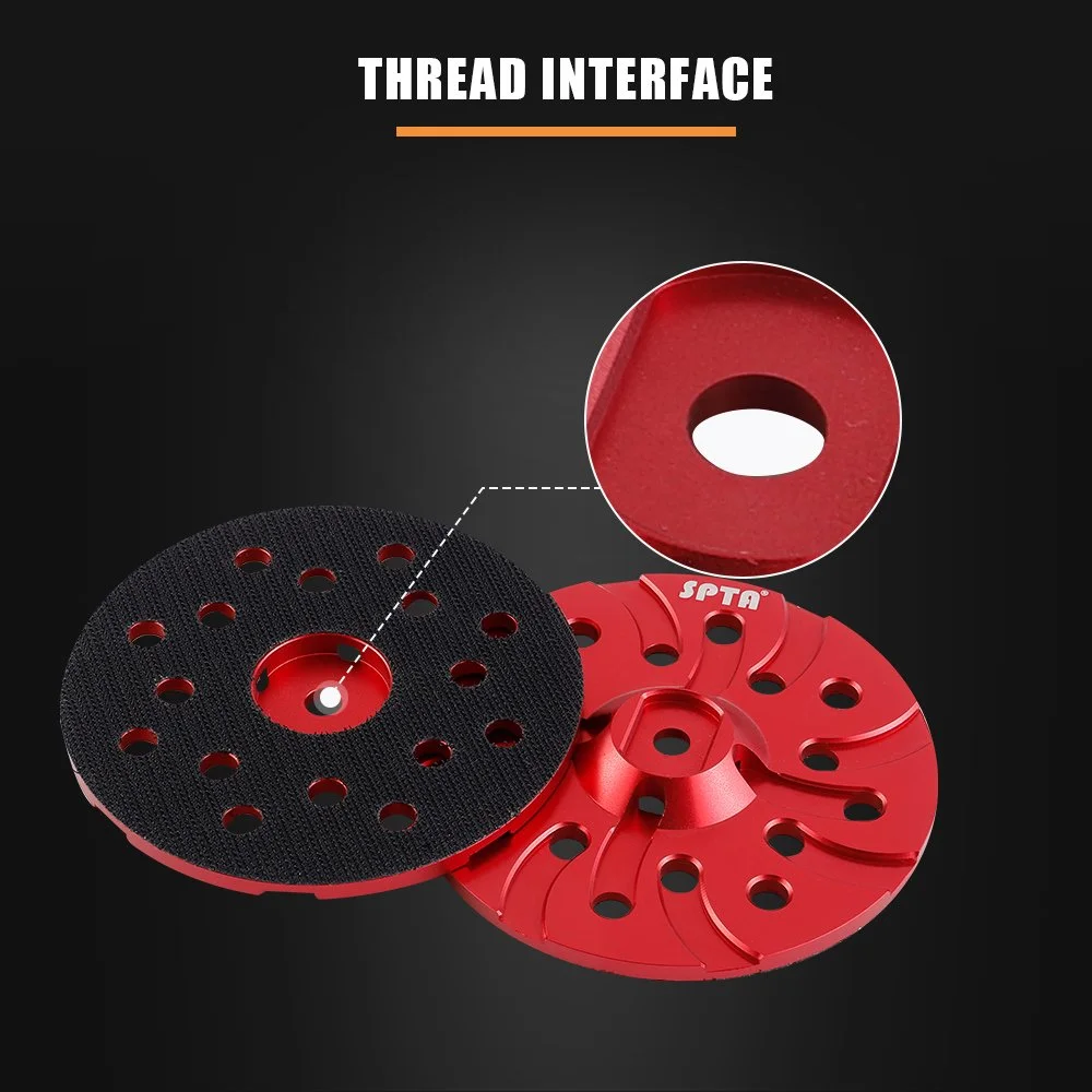5 Inch Dual Action Polisher Backing Plate for 125MM Car Buffing Pads
