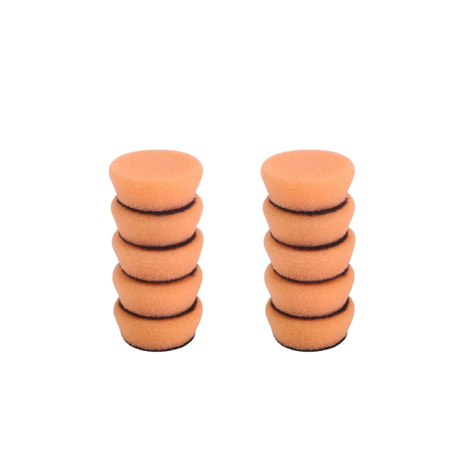 1/2 Inch Heavy Cut Orange Mini Polishing Pads for Car Drill & Polisher