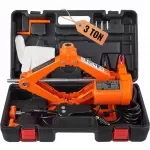Electric Car Jack 3 Ton 12V Portable Scissor Lift for SUV, Truck & Sedan