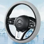 Breathable Mesh Car Steering Wheel Cover – Universal Fit, All-Season Comfort