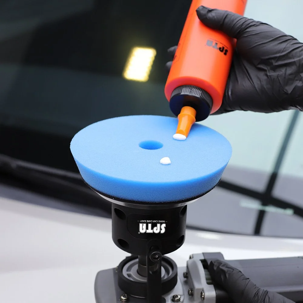Dual Action Power System Polisher Adapter for 5-Inch Rotary Drill