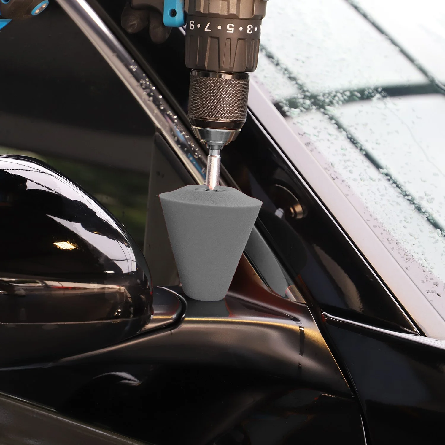 Premium 6mm Shank Polishing Cone for Car Detailing and Spot Finishing