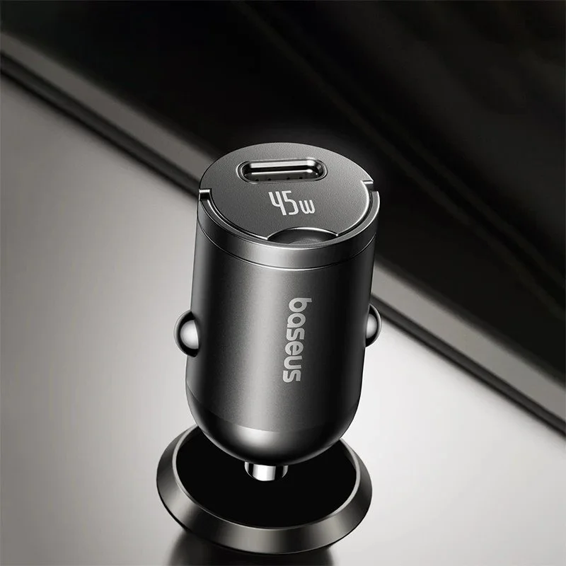 Ultra Compact 45W Fast Car Charger with USB-C PD PPS