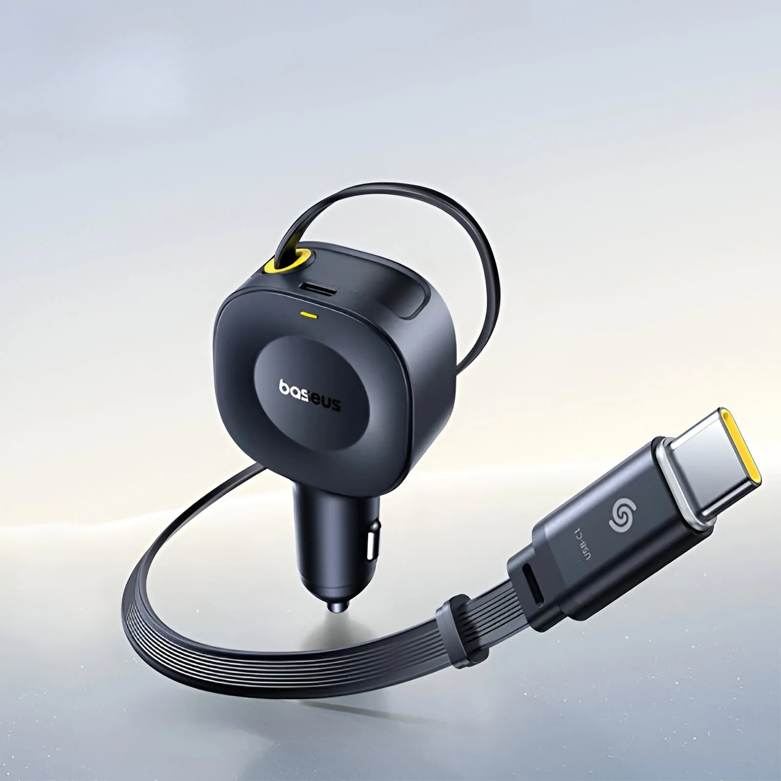 30W Retractable USB-C Fast Charging Car Phone Charger