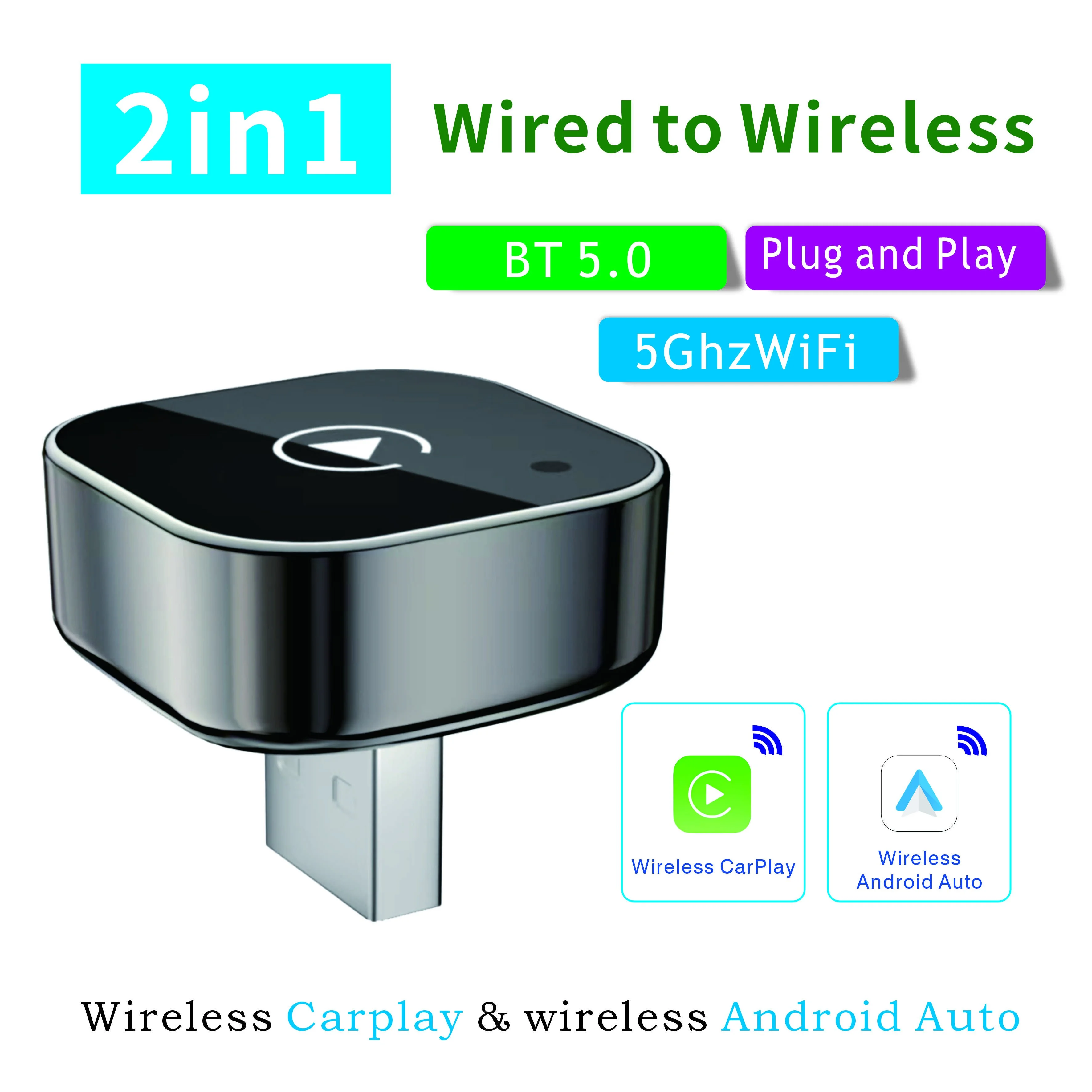 Wireless CarPlay & Android Auto Adapter