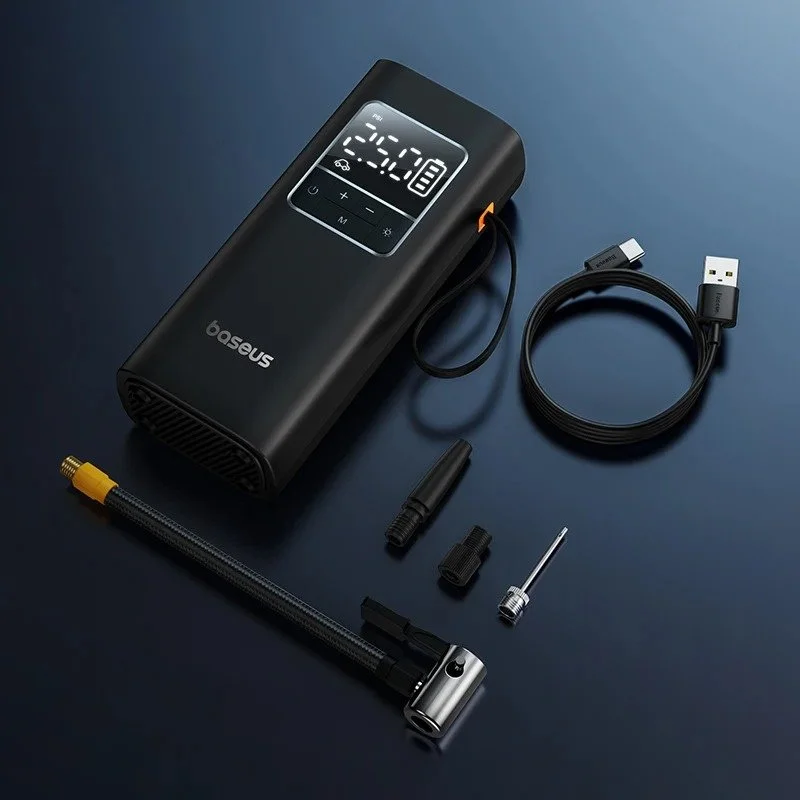 Wireless Portable Tire Inflator with Digital Display and Auto-Stop