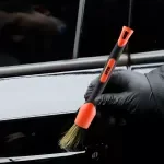 5-Material Car Detailing Brush Set with Elbow Adapter for Interior & Wheels