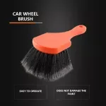 Scratch-Free Wheel & Tire Cleaning Brush with Soft Nylon Bristles
