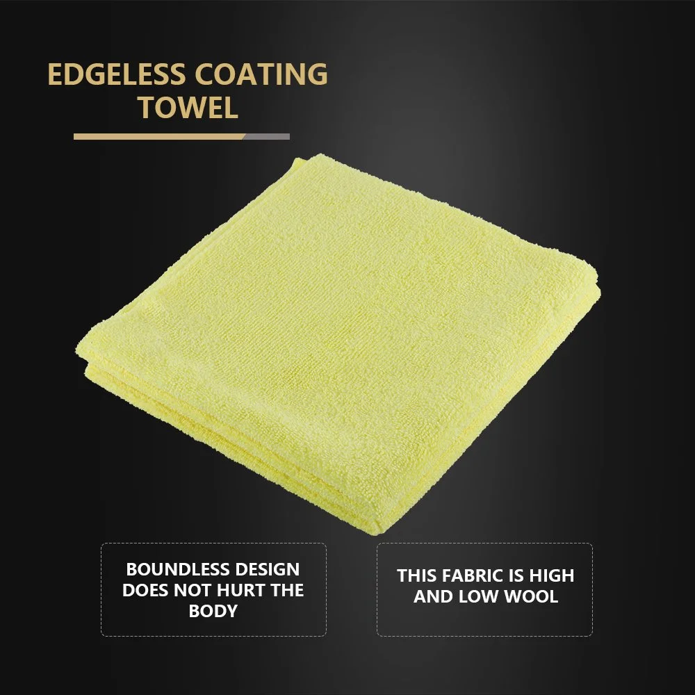 Edgeless Microfiber Car Drying & Coating Towel – 16 x 16 Inches