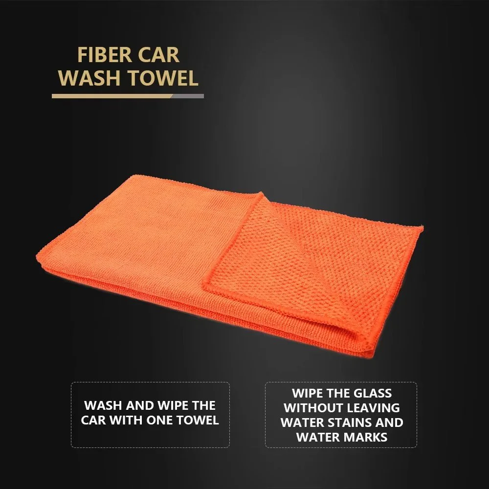5-Pack Double-Sided Microfiber Cleaning Towels 12 x 12 in, Lint-Free