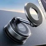 360° Magnetic Vacuum Phone Holder with Strong Suction for Car & Home