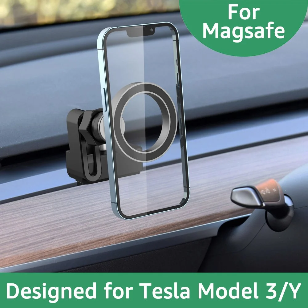 Magnetic Car Phone Holder for Tesla Model 3/Y Compatible with Magsafe
