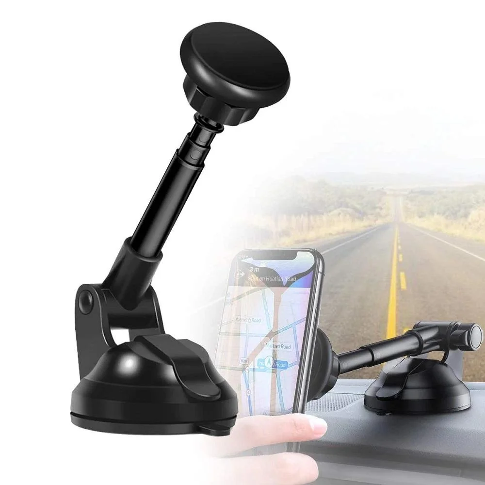 Universal Magnetic Car Phone Holder for Dashboard & Windshield