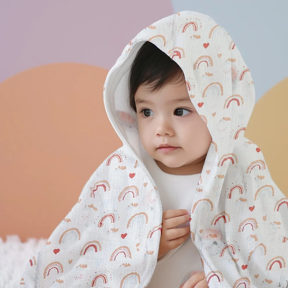 Hooded Baby Bath Towel Blanket