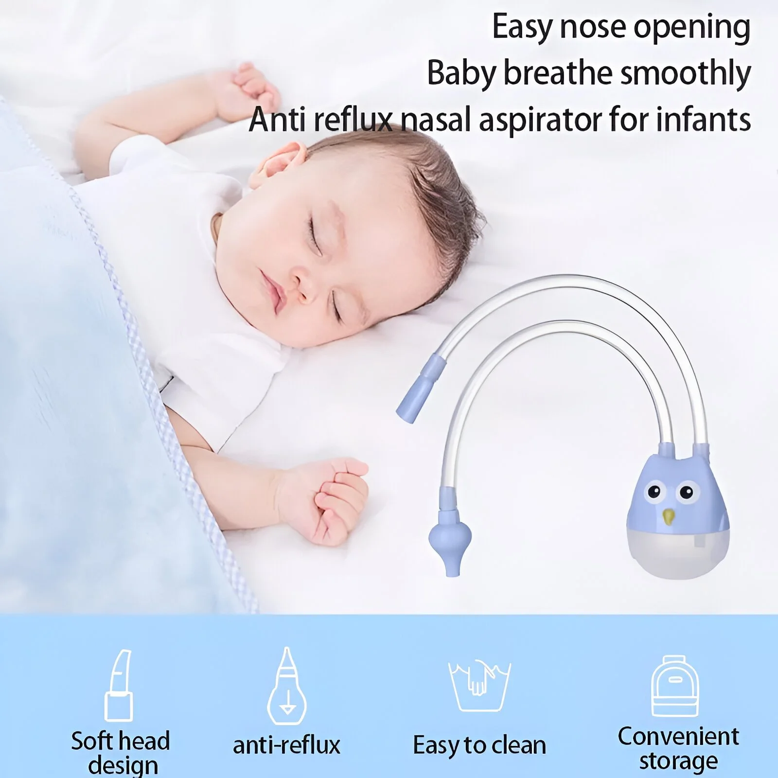 Baby Nasal Aspirator Mouth Suction