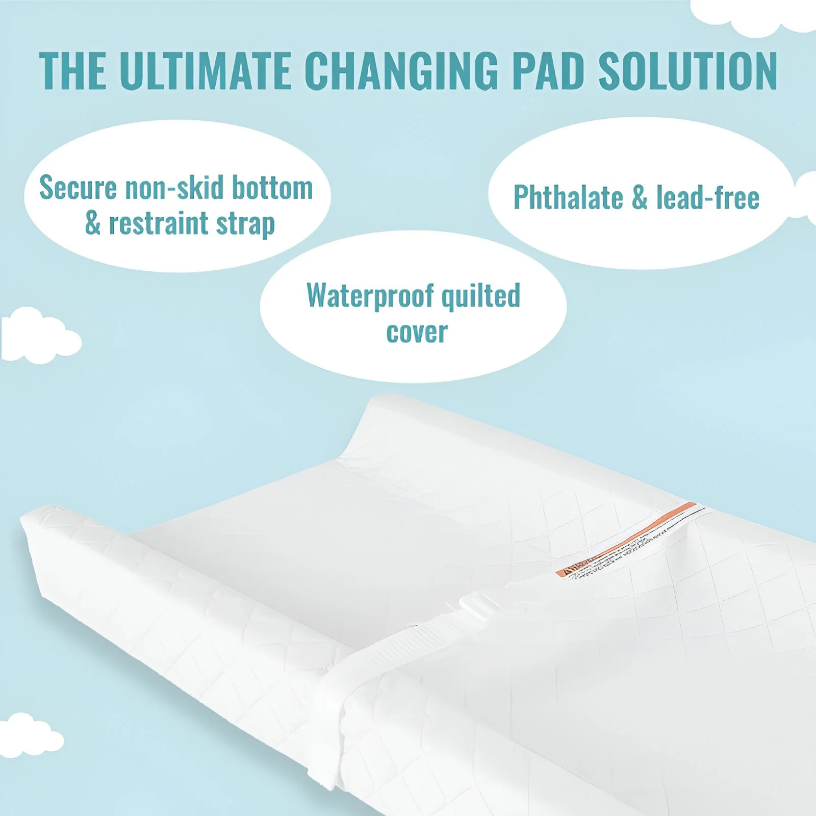 Portable Baby Changing Pad & Waterproof Infant Nursing Mat Set