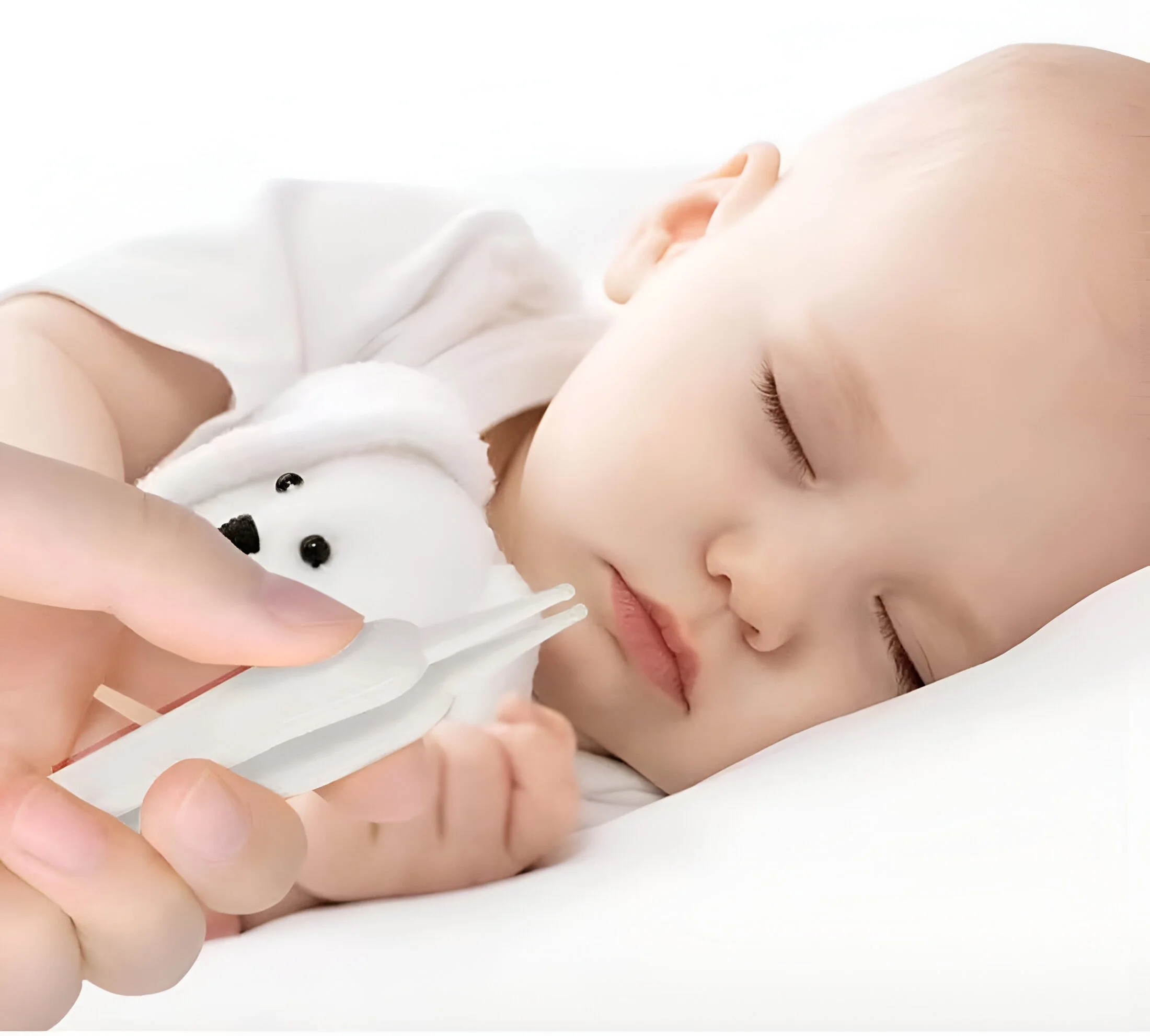 Baby Nasal & Ear Cleaning Tweezers – Safe Infant Care Tool for Navel, Nose & Ear