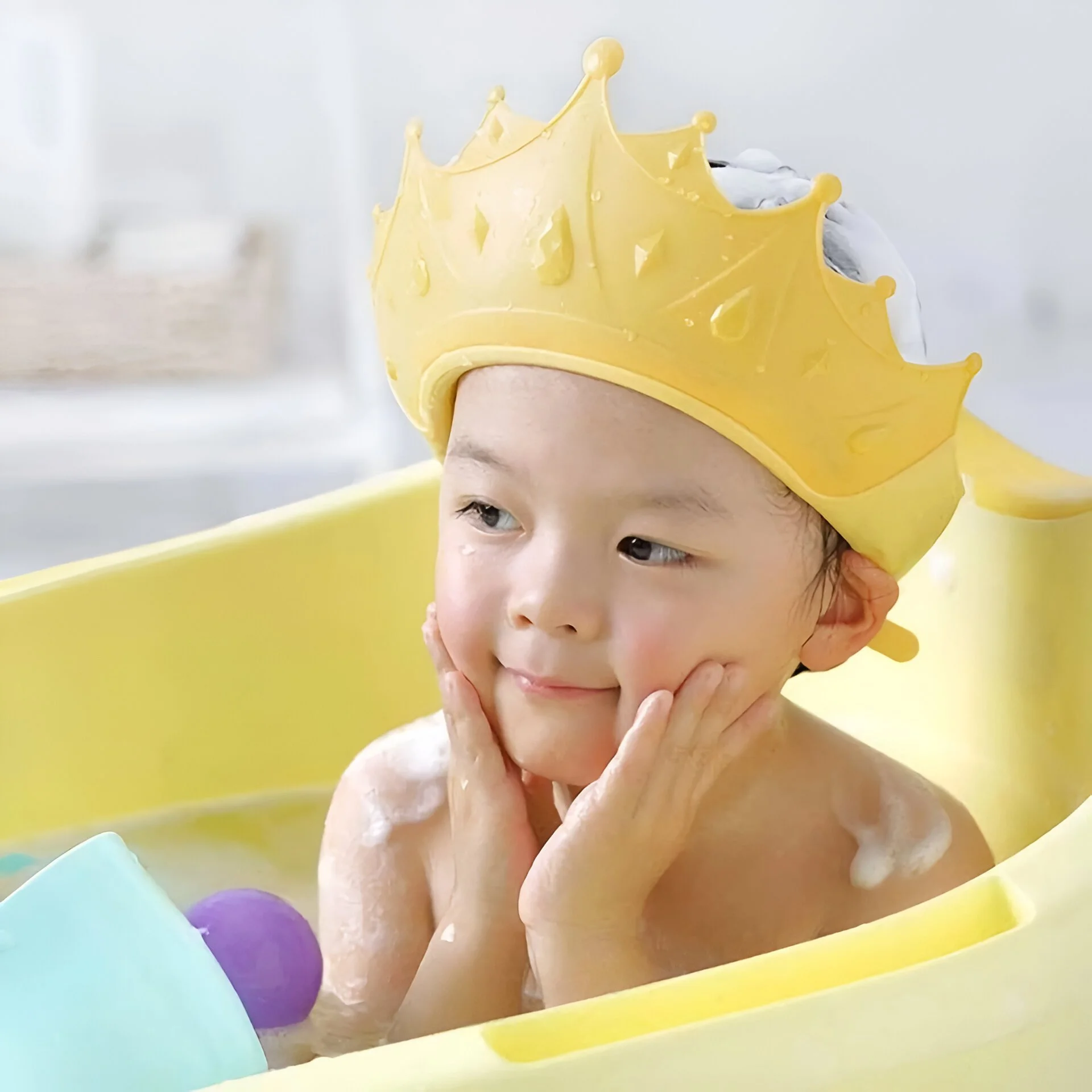 Baby Shampoo Cap Adjustable Shower Hat