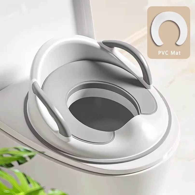 Children's Potty Training Toilet Seat with Anti-Slip Pads & Splash Guard